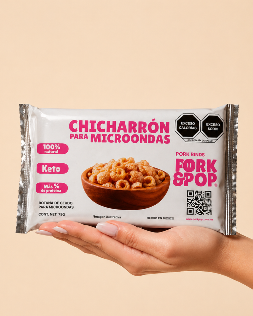 Sobre Individual de Chicharrón de 75g